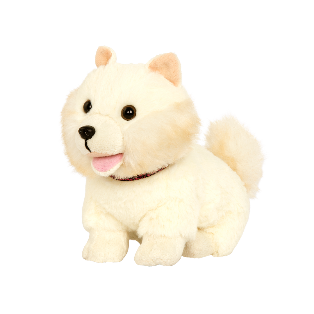 6-inch Posable Pomeranian Pup for 18-inch Dolls