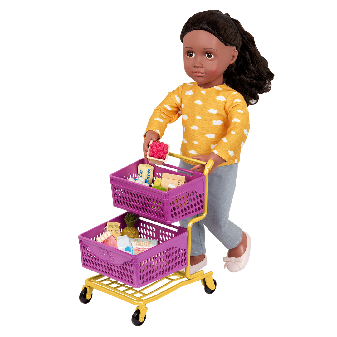 Our Generation At the Market Shopping Cart for 18-inch Dolls