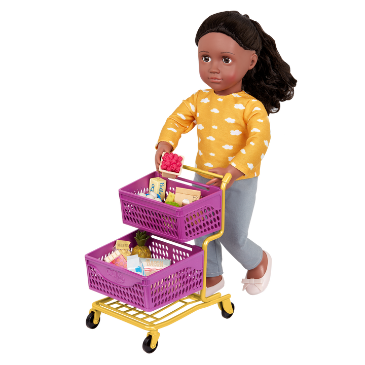 Our Generation At the Market Shopping Cart for 18-inch Dolls