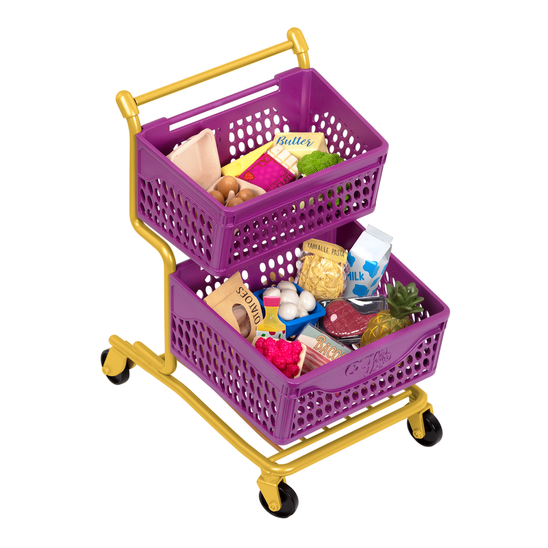 Our Generation At the Market Shopping Cart for 18-inch Dolls