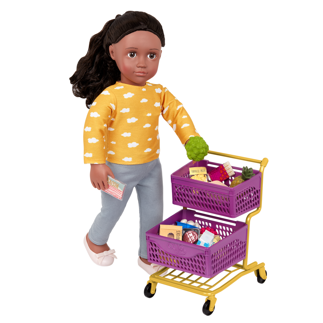 Our Generation At the Market Shopping Cart for 18-inch Dolls