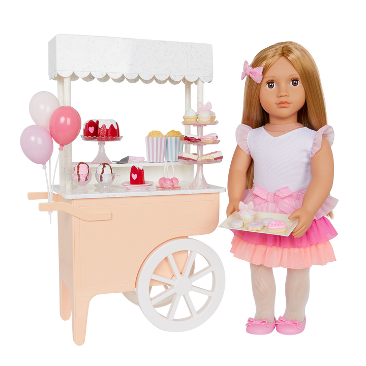 Oh So Sweet Cart 18-inch doll sweets playset