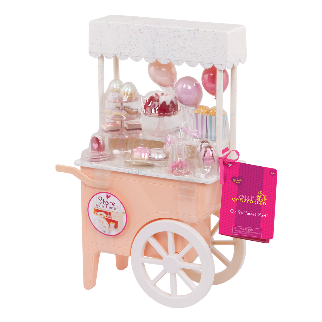 Oh So Sweet Cart 18-inch doll sweets playset