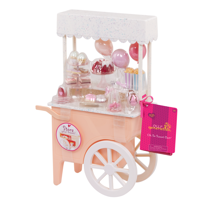 Oh So Sweet Cart 18-inch doll sweets playset