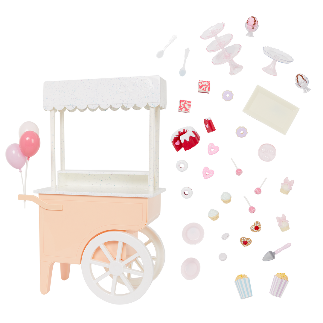 Oh So Sweet Cart 18-inch doll sweets playset