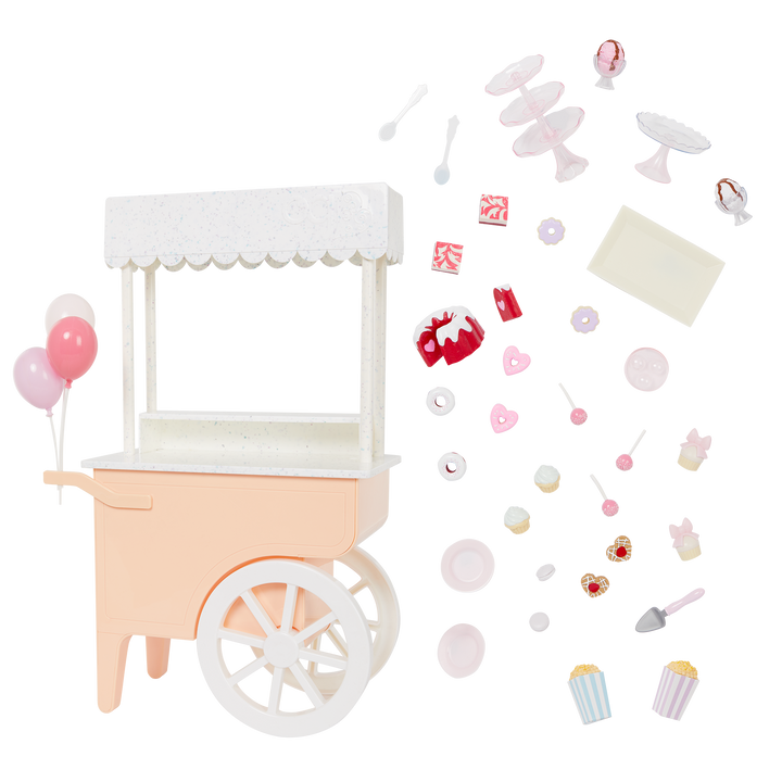 Oh So Sweet Cart 18-inch doll sweets playset