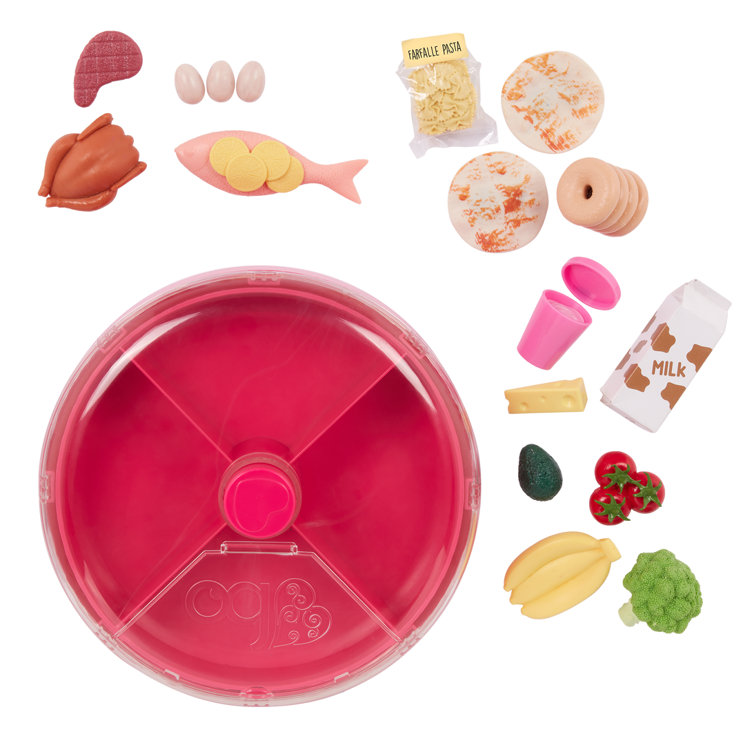 Our Generation Spin & Serve Play Food Set for 18-inch Dolls