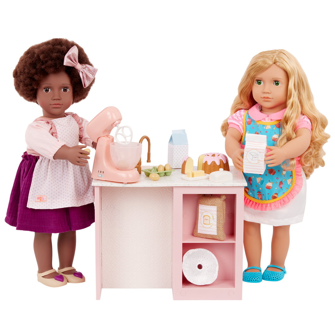 Our Generation Mix it Up Baking Set for 18-inch Dolls