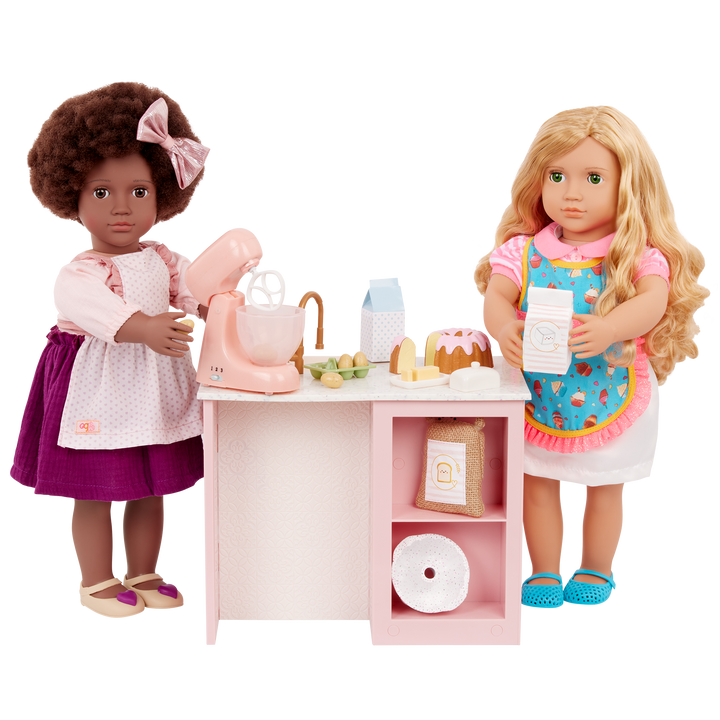 Our Generation Mix it Up Baking Set for 18-inch Dolls