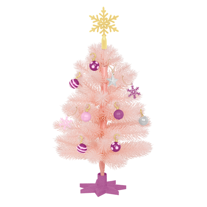 Our Generation Snowflakes & Sparkles Holiday Tree for 18-inch Dolls