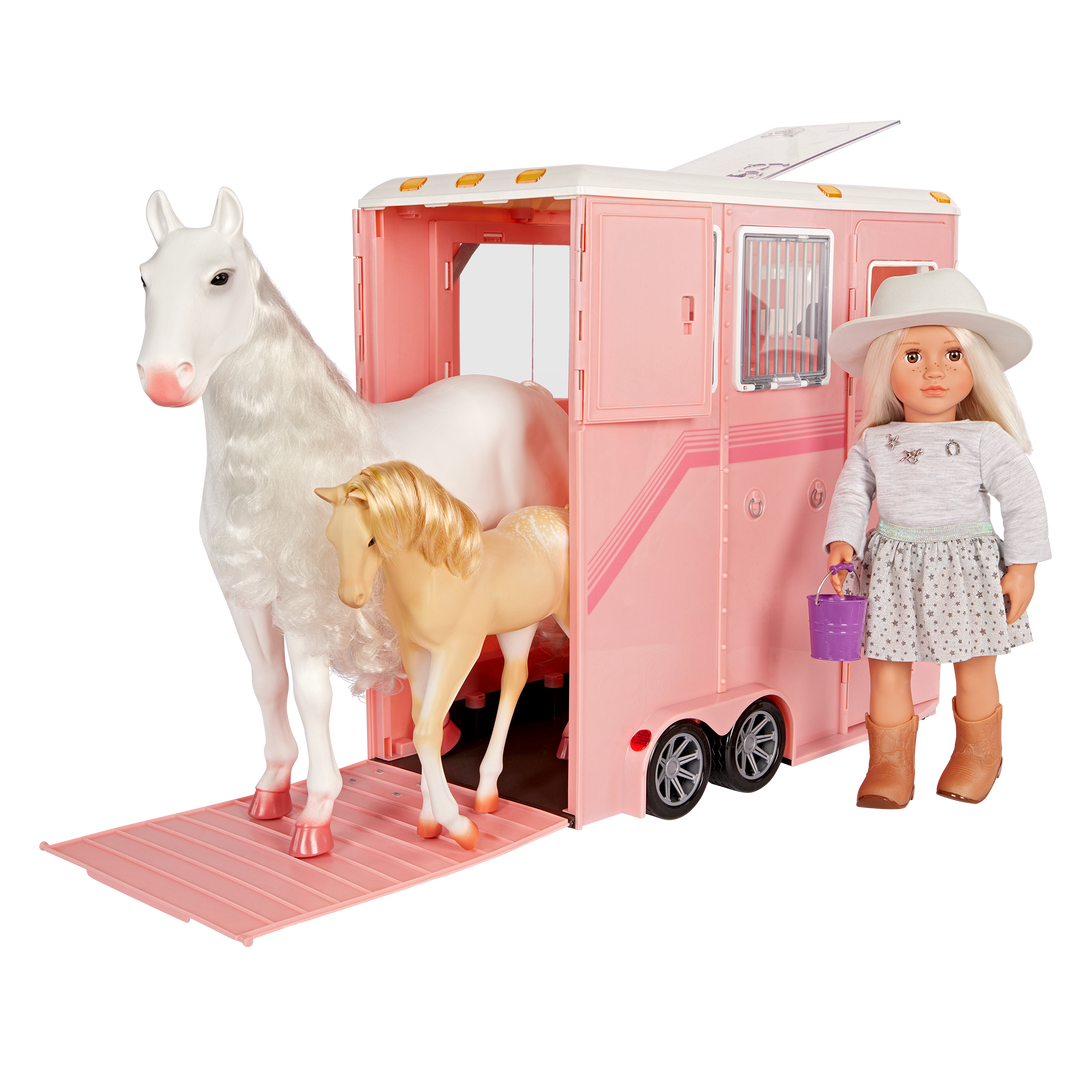 Our Generation Mane to Travel Horse Trailer Set for 18" Dolls