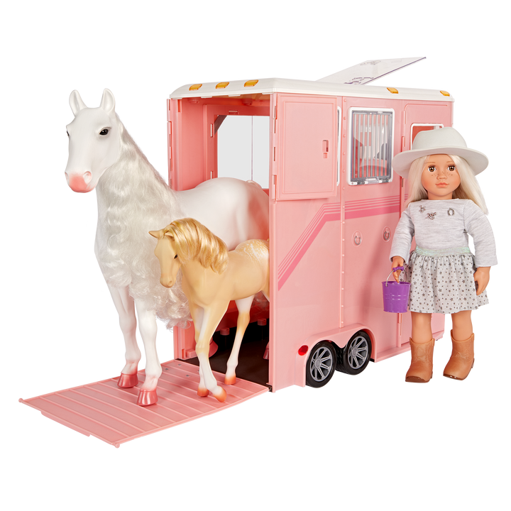 Our Generation Mane to Travel Horse Trailer Set for 18" Dolls