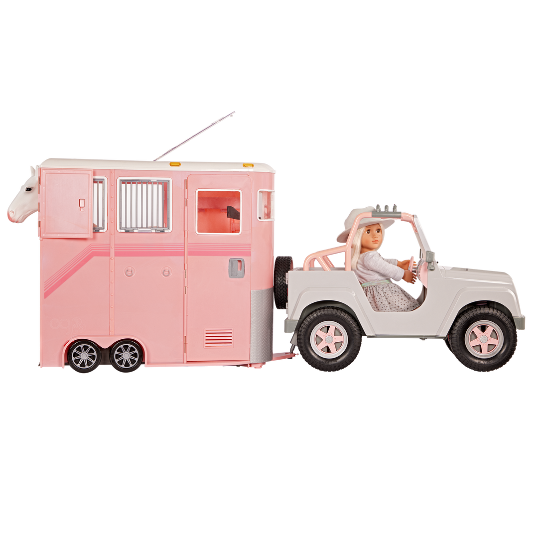 Our Generation Mane to Travel Horse Trailer Set for 18" Dolls