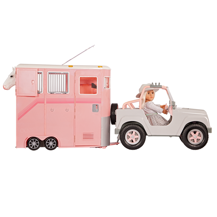 Our Generation Mane to Travel Horse Trailer Set for 18" Dolls