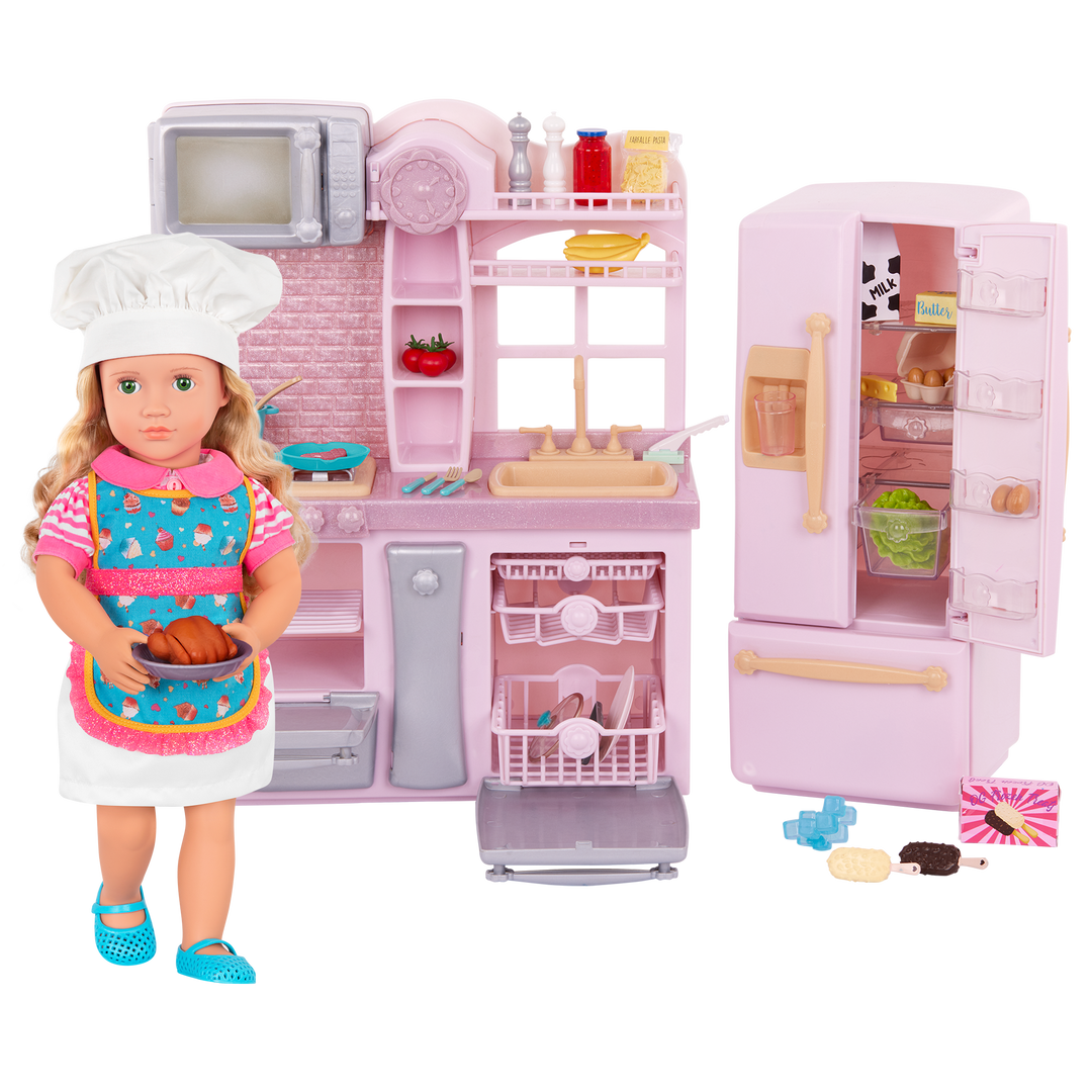 Gourmet Kitchen Set for 18-inch dolls