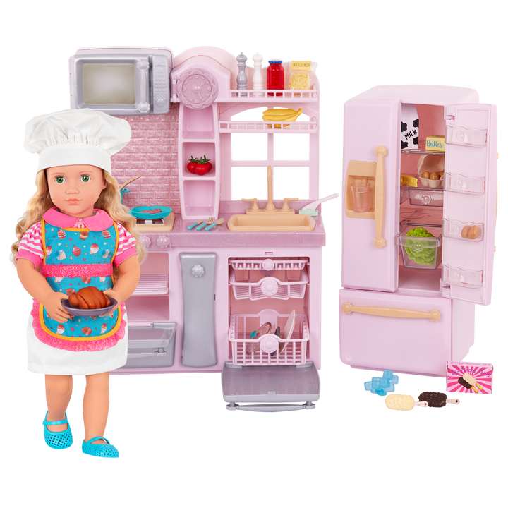 Gourmet Kitchen Set for 18-inch dolls