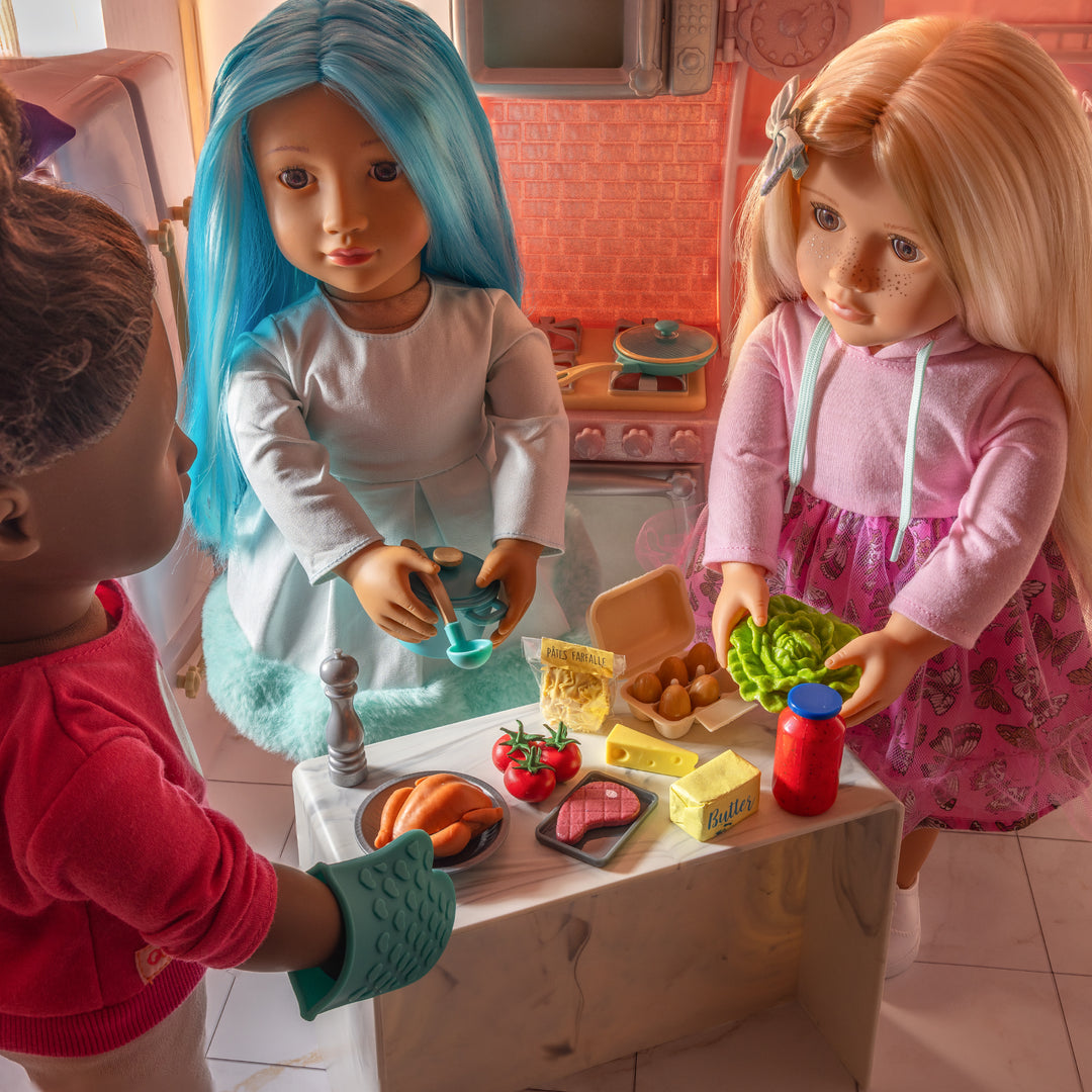 Gourmet Kitchen Set for 18-inch dolls