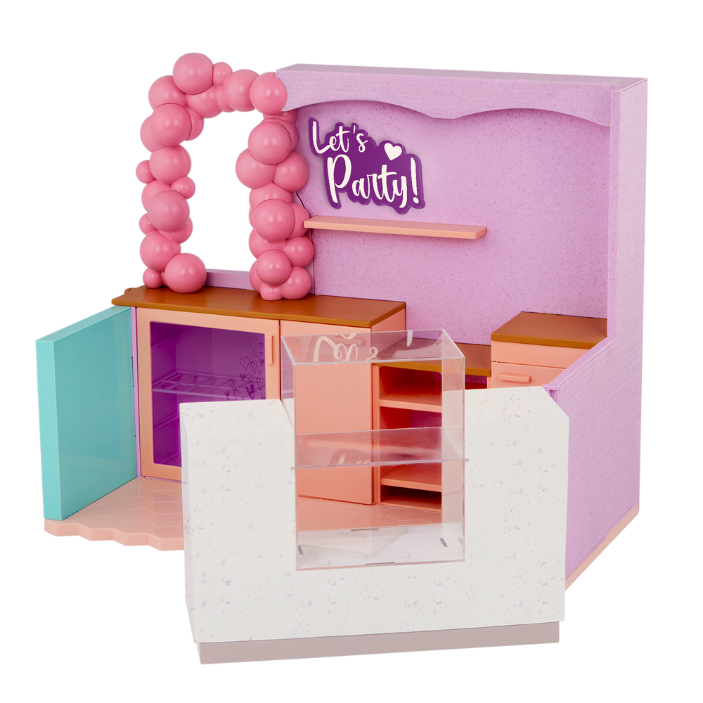 Cake Shop Playset & Party Supplies for 18" Dolls