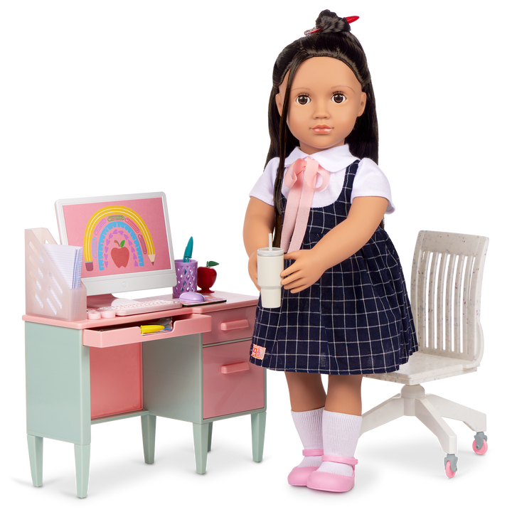 Our Generation Class in Session School Desk Set for 46 cm Dolls