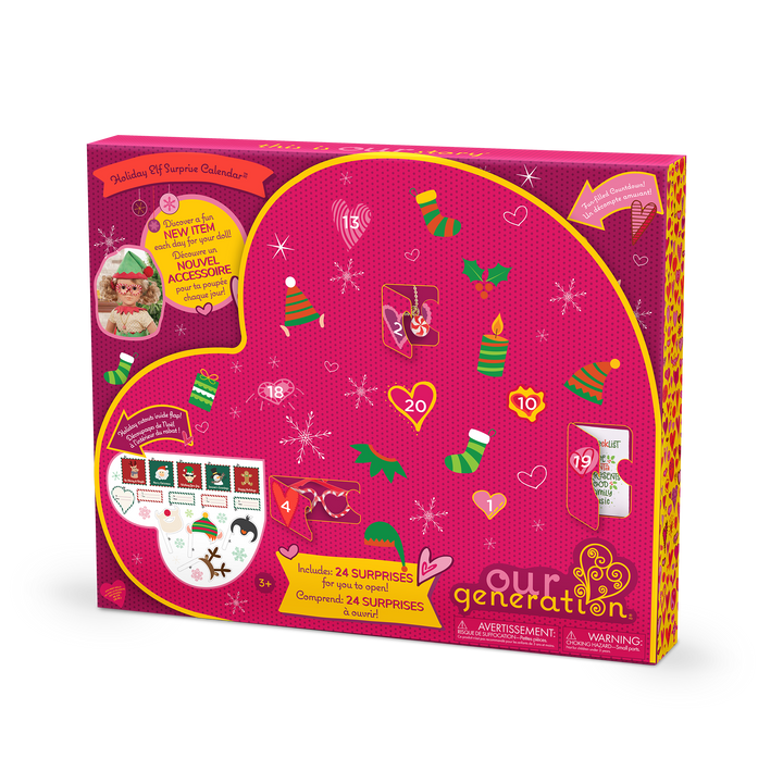 Our Generation Holiday Elf Surprise Advent Calendar