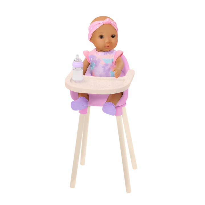 Our Generation Baby Emilia & Mealtime Set