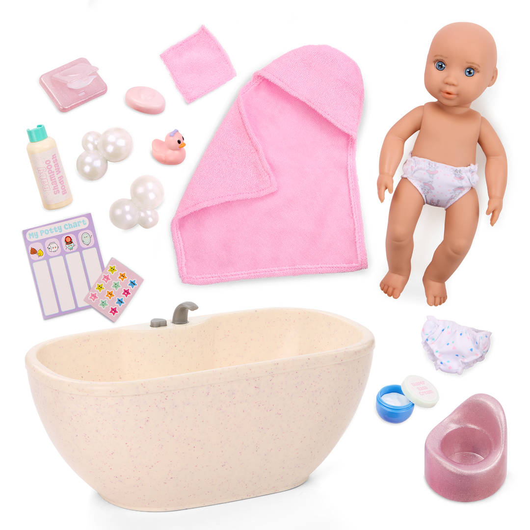 Baby Lacy Bathtime Set 8 Baby Doll Our Generation Our baby-lacy-bathtime-set-8-baby-doll-our-generation-our