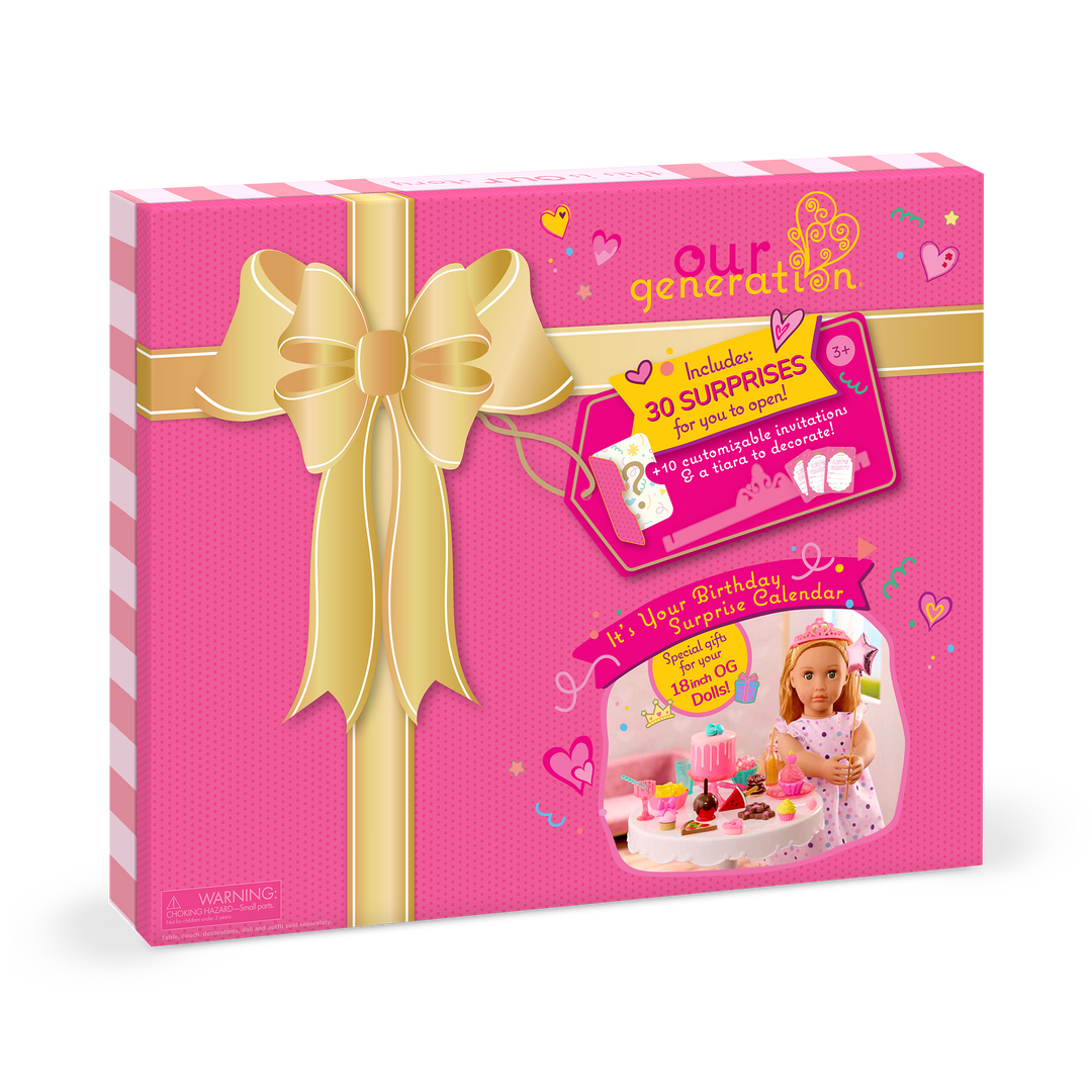 Our Generation It's Your Birthday Surprise Calendar for 46 cm Dolls