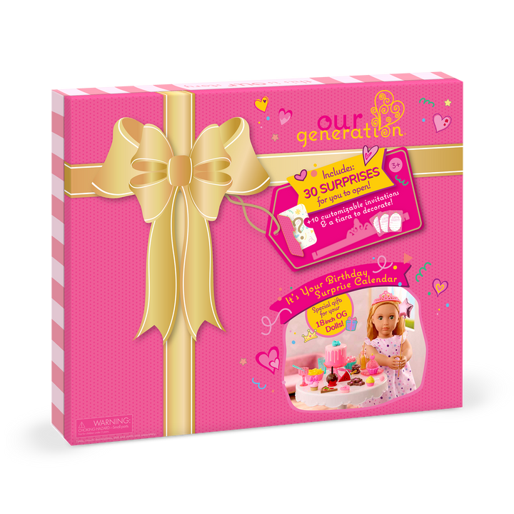 Our Generation It's Your Birthday Surprise Calendar for 46 cm Dolls