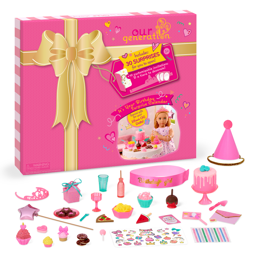 Our Generation It's Your Birthday Surprise Calendar for 46 cm Dolls