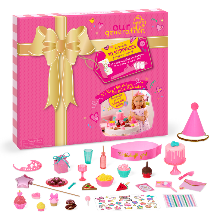 Our Generation It's Your Birthday Surprise Calendar for 46 cm Dolls