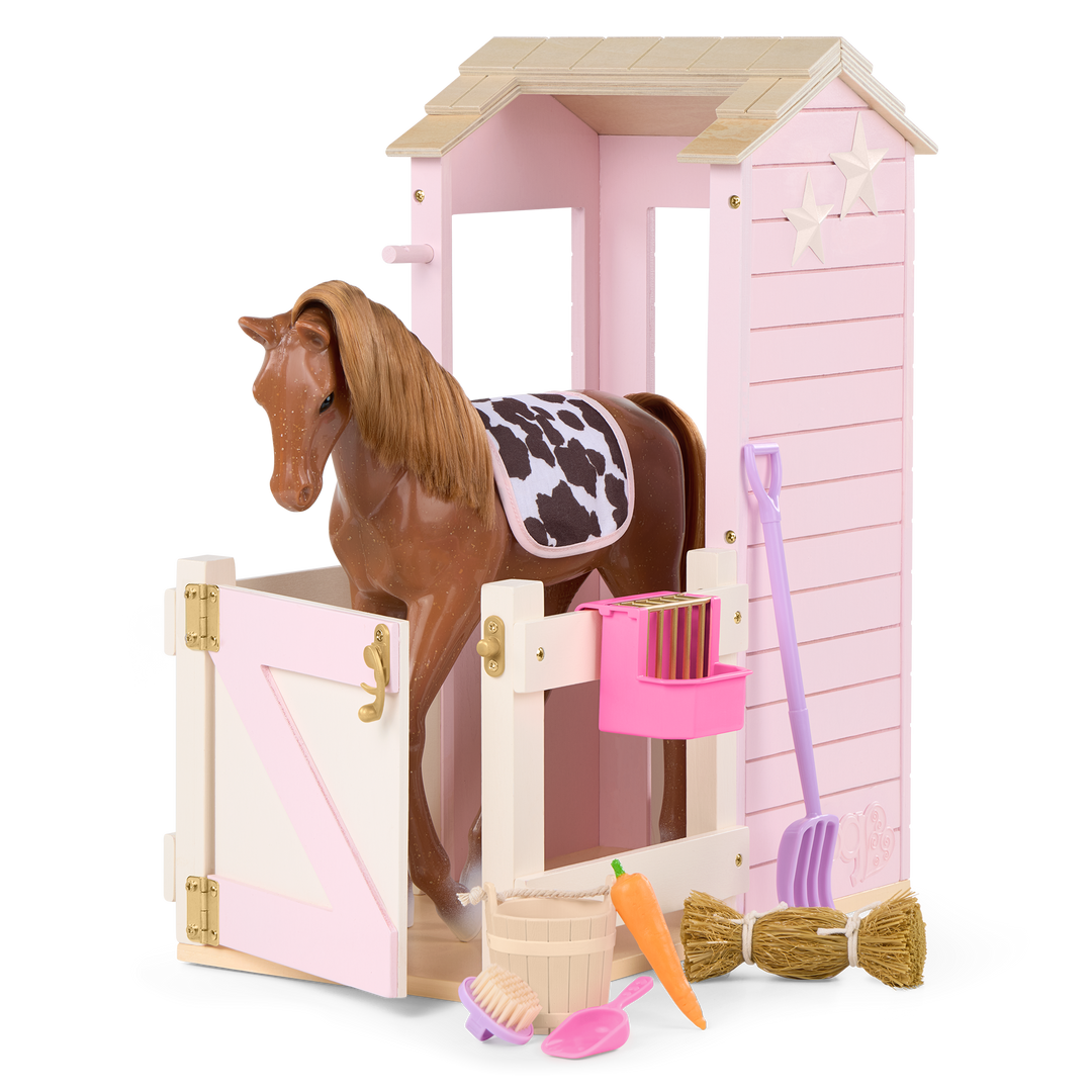 Our Generation Happy Hooves Barn Playset for 18-inch Dolls