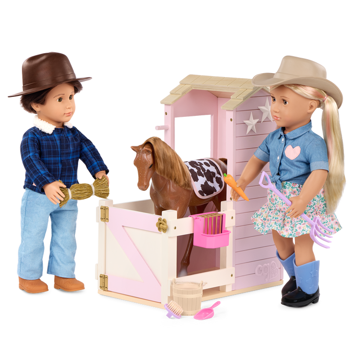 Our Generation Happy Hooves Barn Playset for 18-inch Dolls