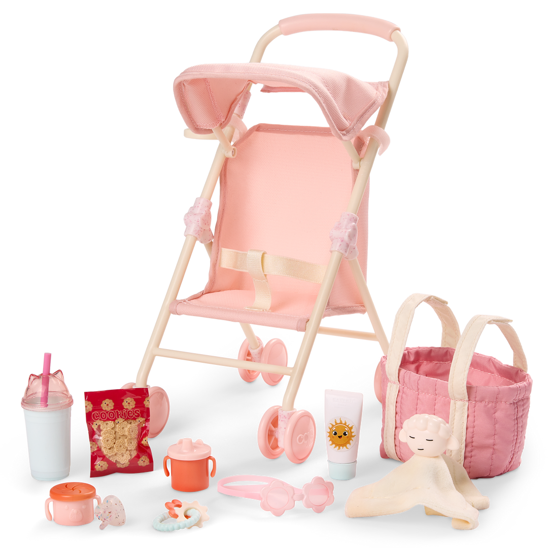 Our Generation Baby Izzy & Stroller Set
