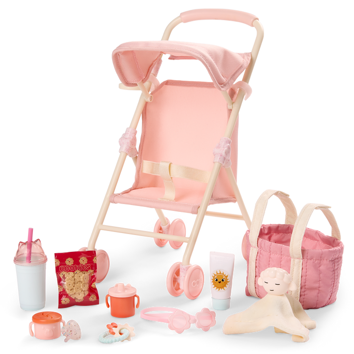 Our Generation Baby Izzy & Stroller Set