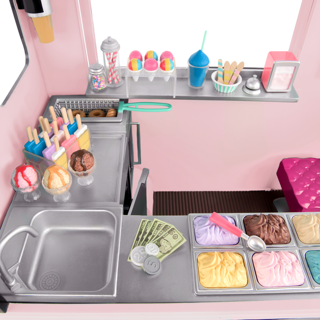 Sweet Stop Ice Cream Truck Pink