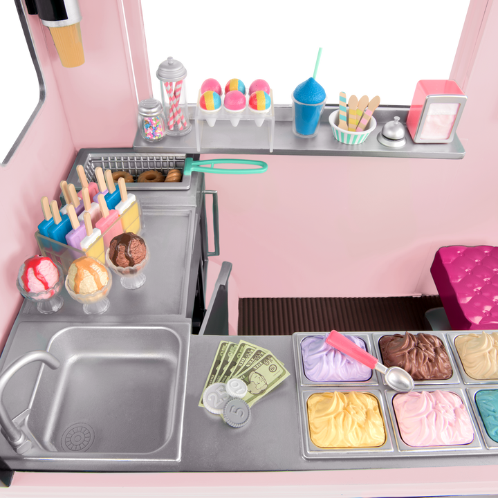 Sweet Stop Ice Cream Truck Pink