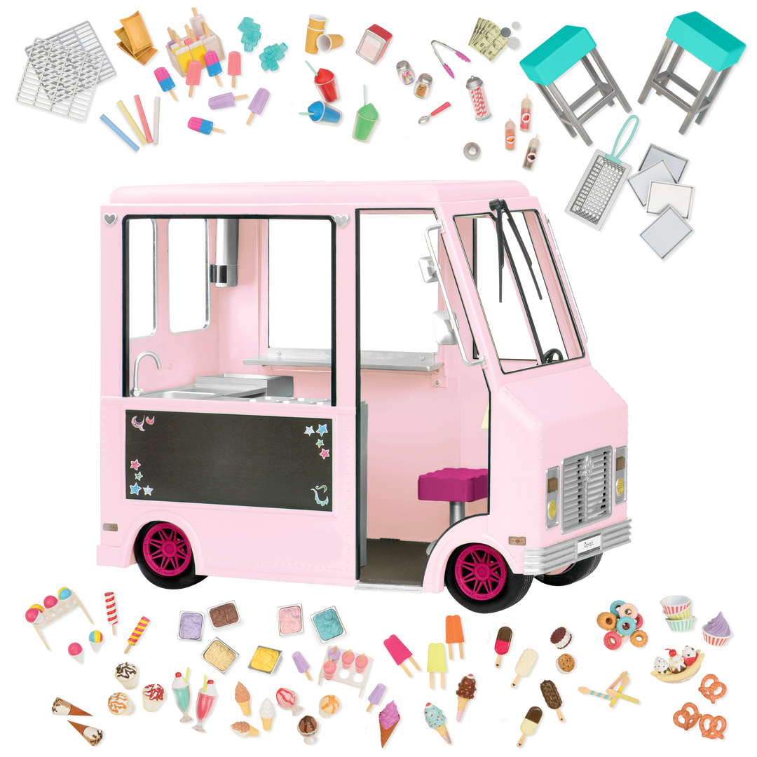 Sweet Stop Ice Cream Truck Pink