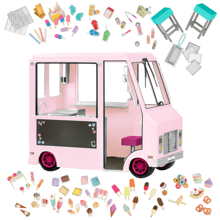 Sweet Stop Ice Cream Truck Pink