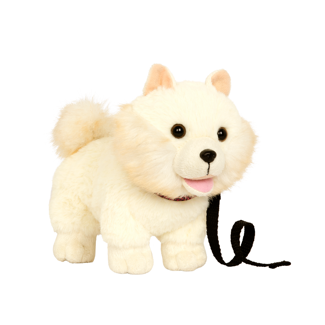 6-inch Posable Pomeranian Pup for 18-inch Dolls
