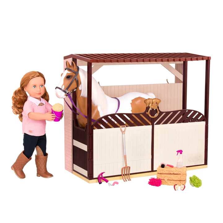 Our Generation Acres of Adventure - horse house playset