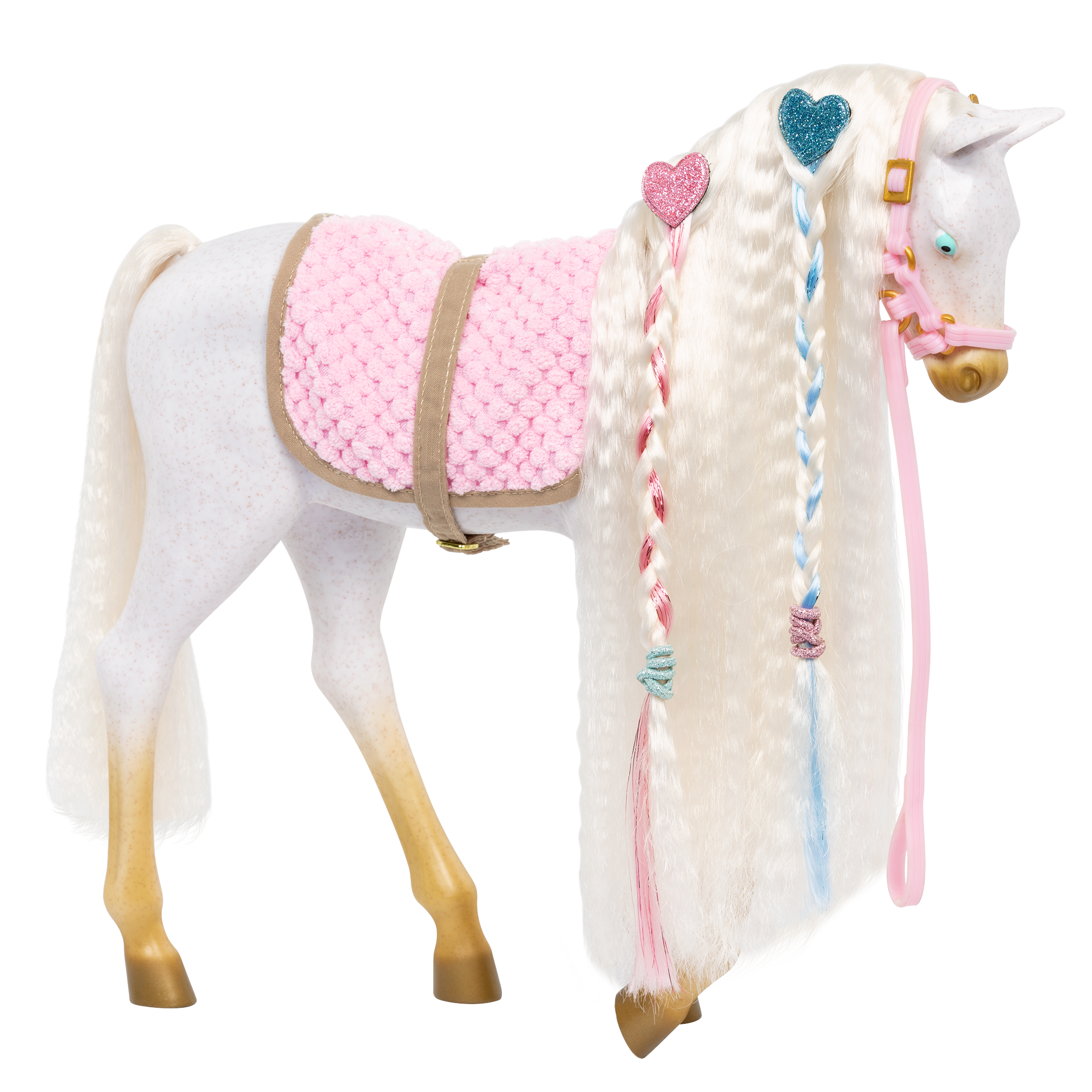 Accessories For 18 Inch Dolls Our Generation Page 3 Our   BD38162 Andalusian Hair Play Horse 12 Inch Foal White Mane Tail 