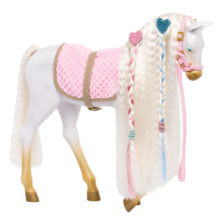 Andalusian foal figurine equestrian horse for 18-inch dolls