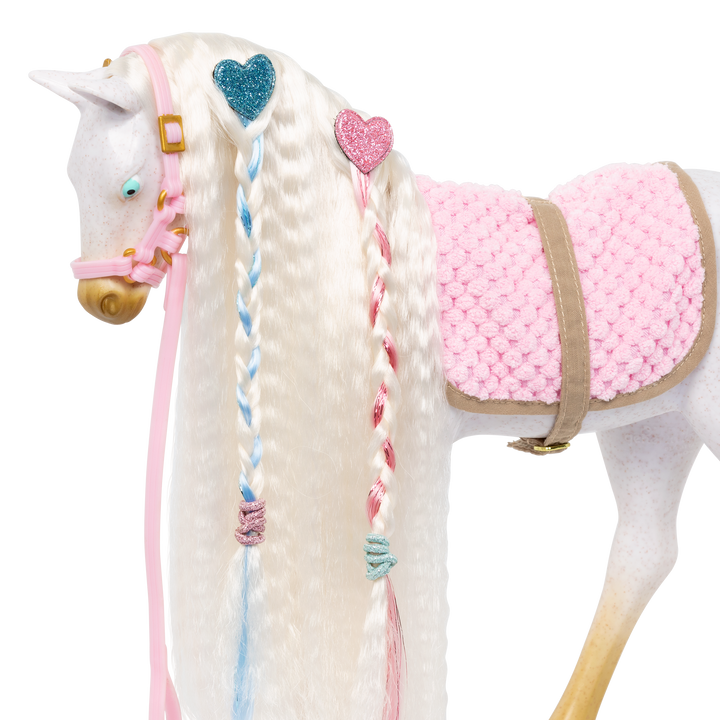 Andalusian foal figurine equestrian horse for 18-inch dolls