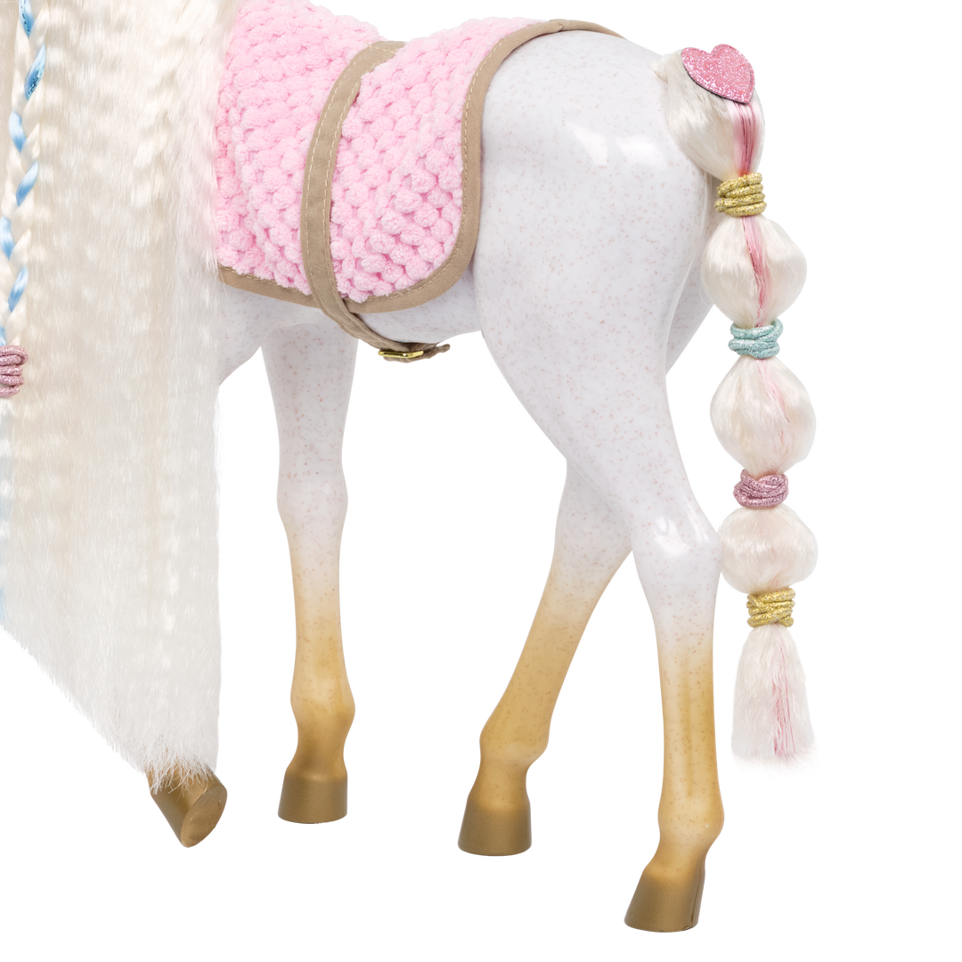 Andalusian foal figurine equestrian horse for 18-inch dolls