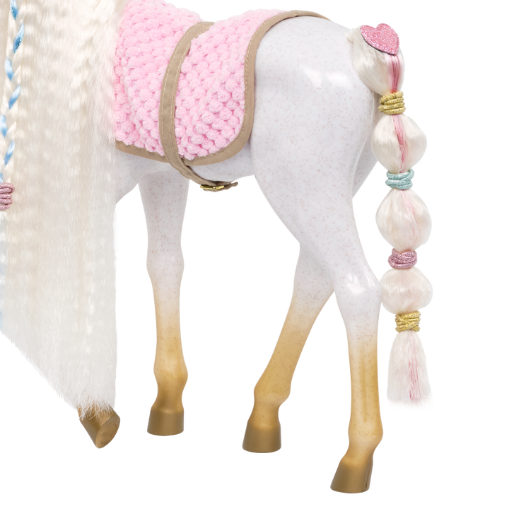 Andalusian foal figurine equestrian horse for 18-inch dolls