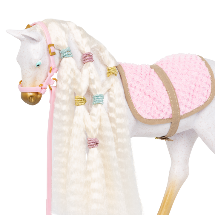 Andalusian foal figurine equestrian horse for 18-inch dolls