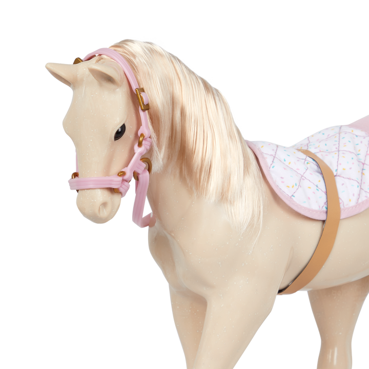 Our Generation Palomino Party Foal pony playset with 12 inch baby horse for 18 inch dolls