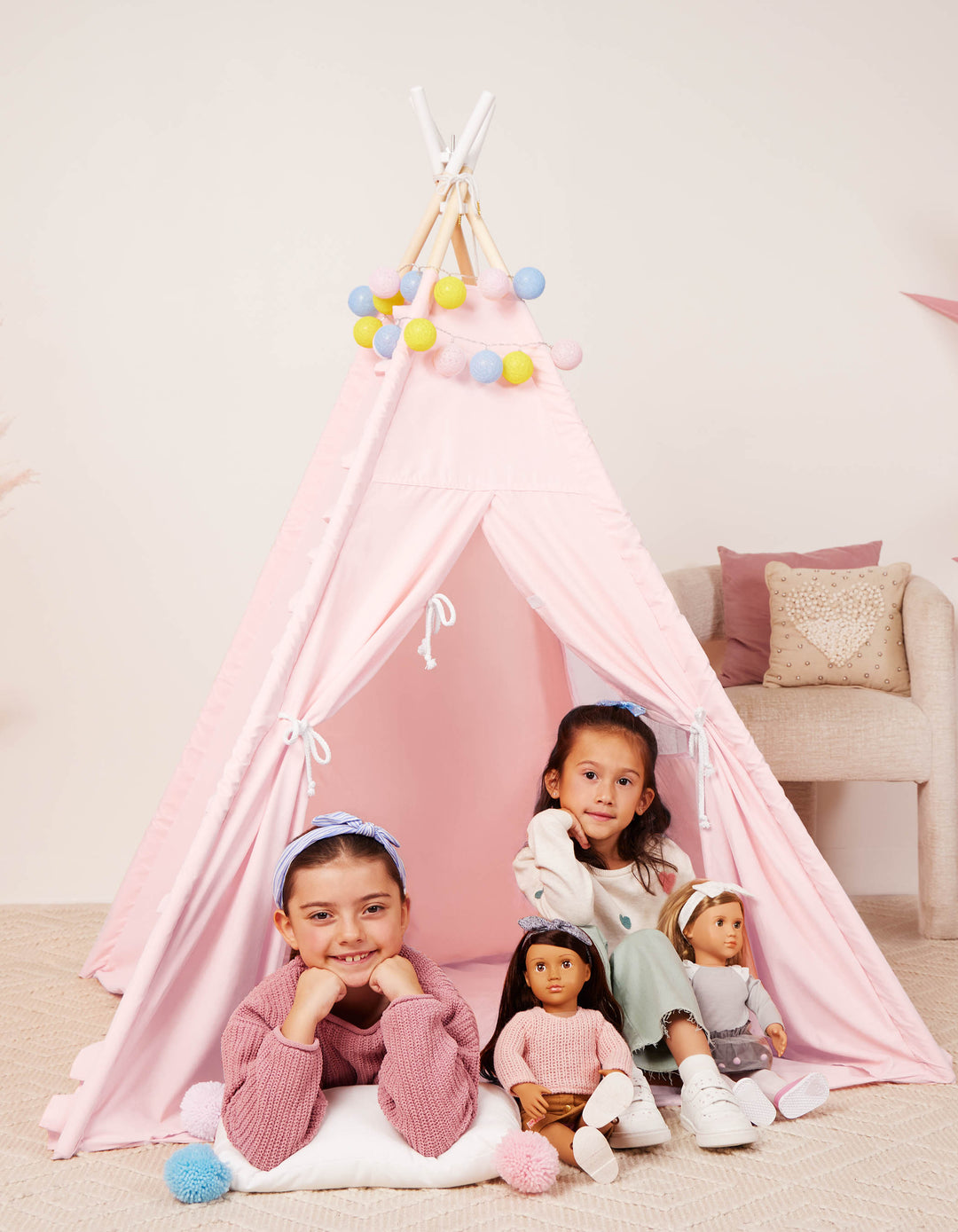 Our Generation Little Girl Teepee Tent Camping Adventures Doll