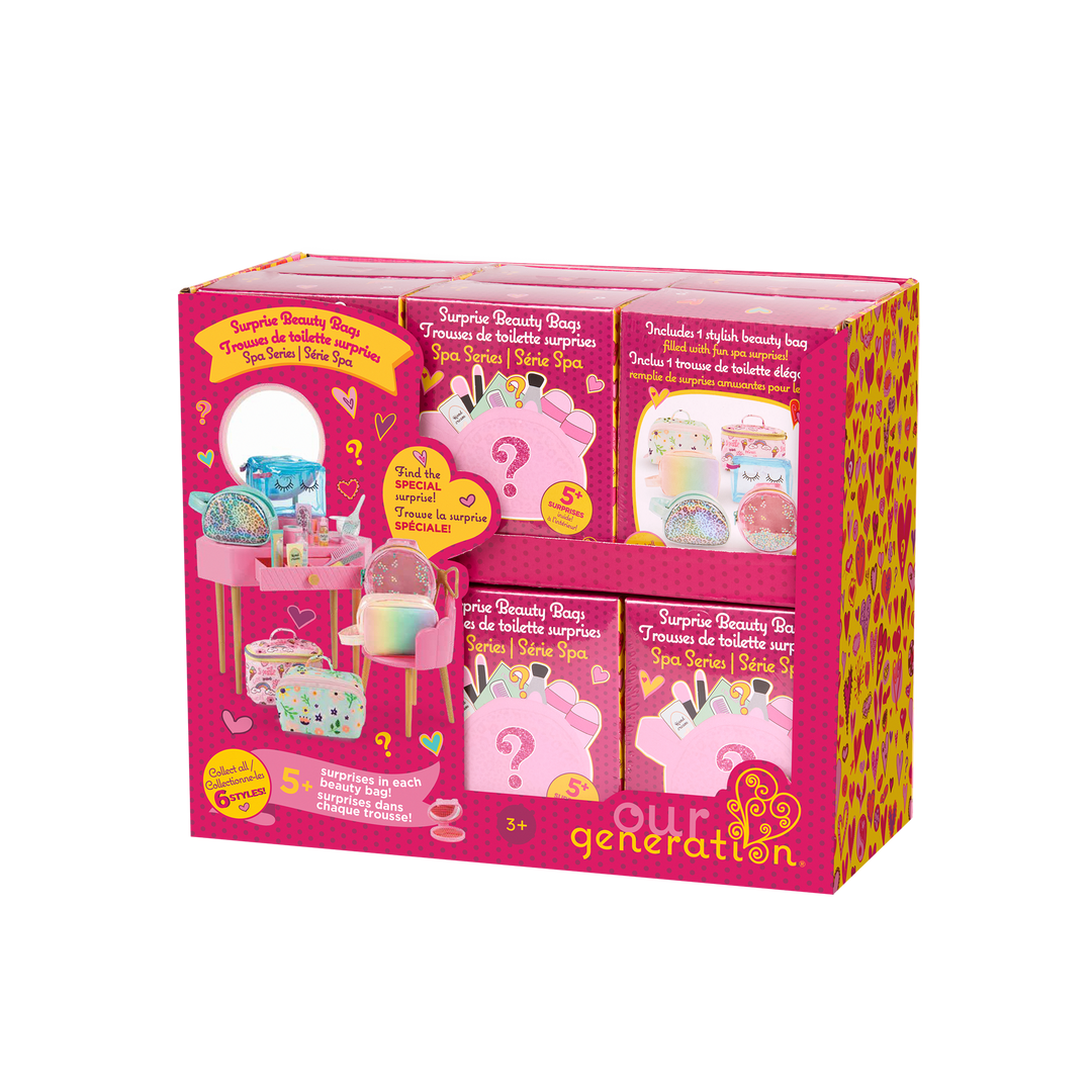 Our Generation Surprise Beauty Bags Spa Series 18-inch Doll Accessories