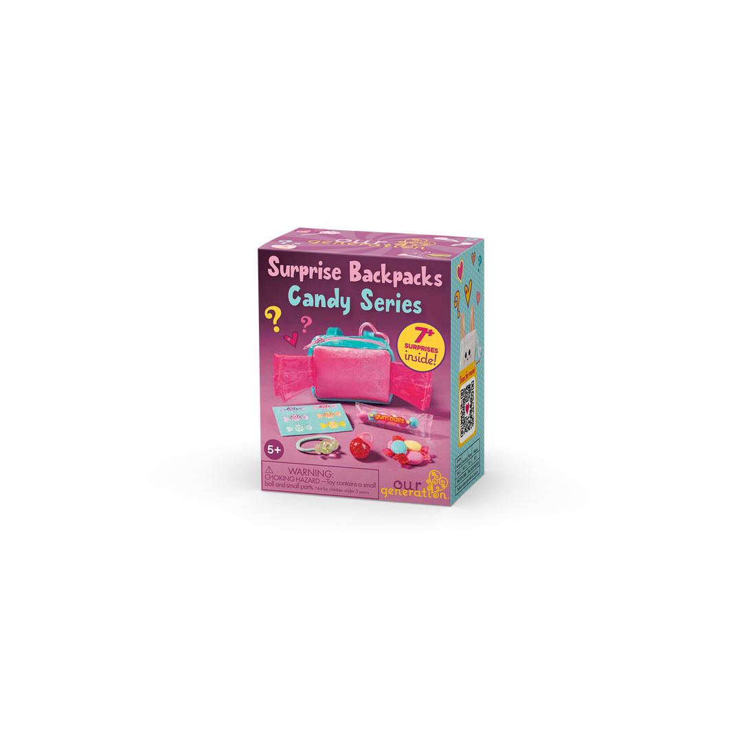 Our Generation Surprise Backpacks Candy Series for 18-inch Dolls
